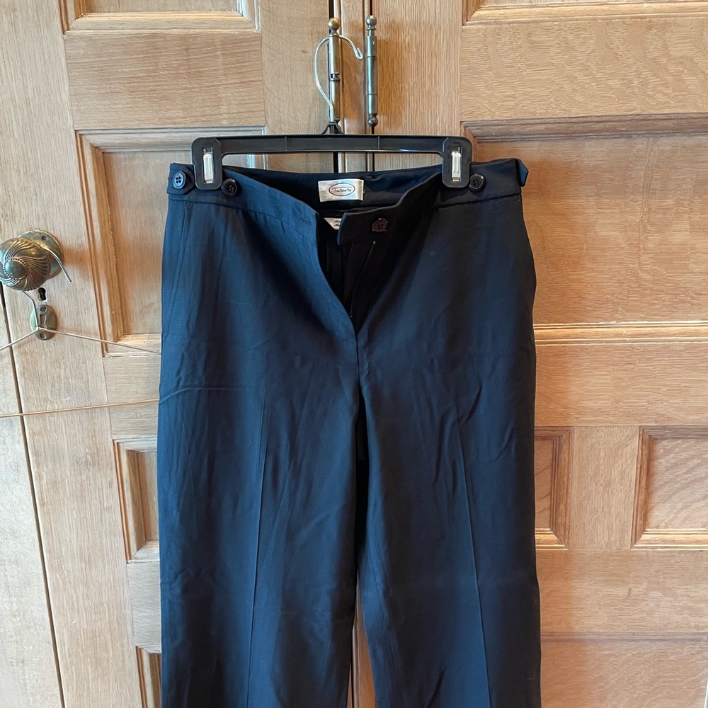 Talbots Black Wool Pants, Fully Lined, Size 6